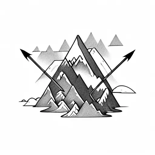 Mountain Bucket Arrow