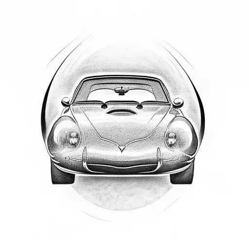 Cars Movie Logo Made Into A Car