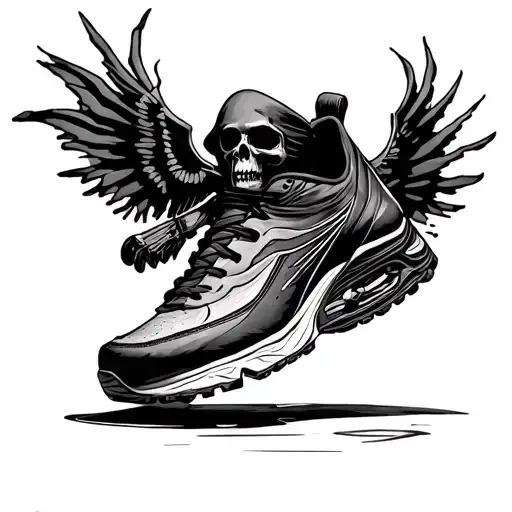 Grim Reaper Running Shoe