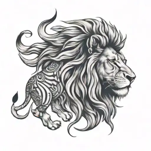 Lion With Semi Colon