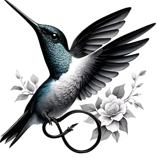Humming-bird Infinity Symbol