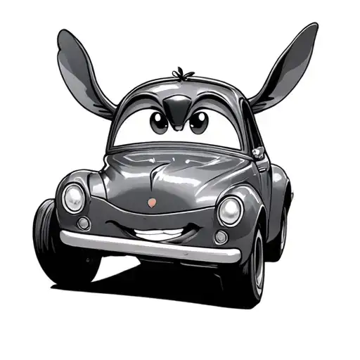 Disney Cars With Lilo And Stitch