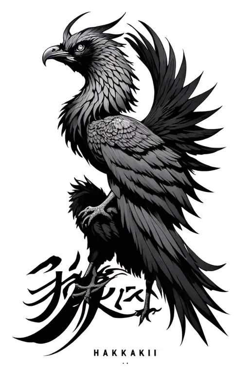 Pheonix With Hakai Word