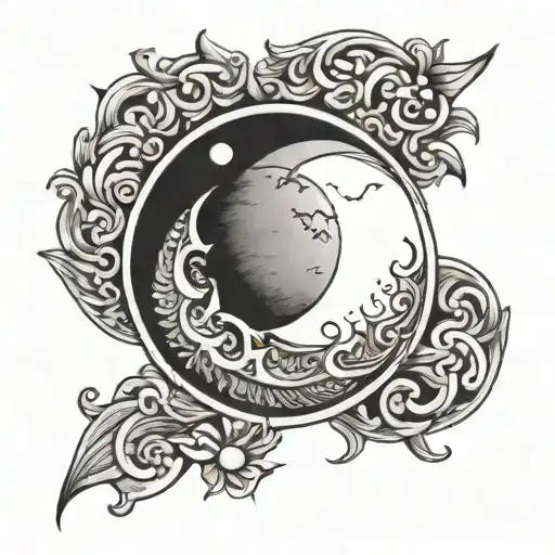 Crescent Moon Eclipsing Sun