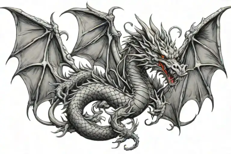 Dragon Surrounding Treasure