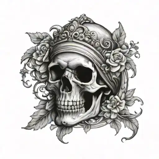 I Would Like A Skull With Greek Mythology That Has As A Deep Meaning The Importance Of Family