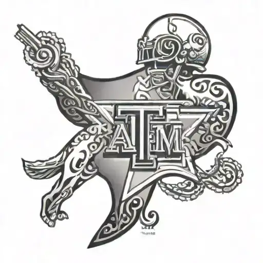 Texas A&m With Gig Em