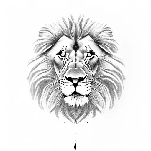 Lion On Ring Vinger With The Letter S