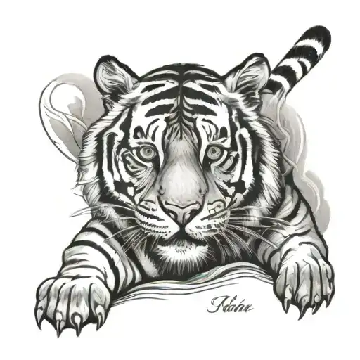 Tiger With Birthdate 04 09 2022