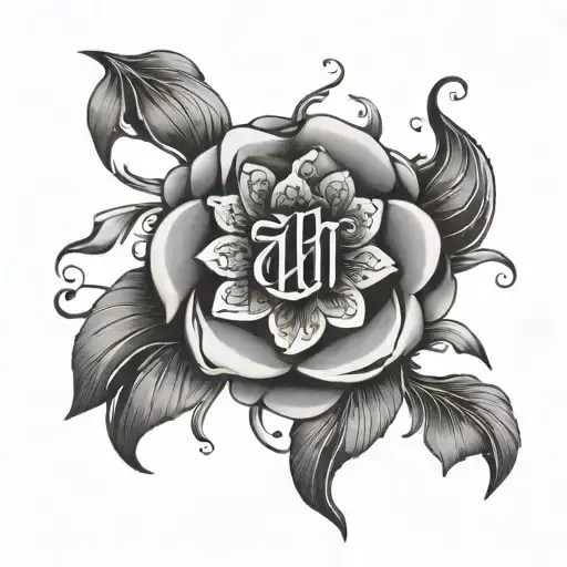 777 Symbol Within The Petals