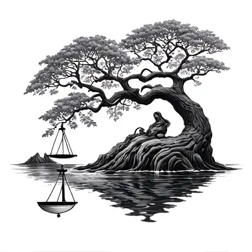 Libra Tree Of Life Water