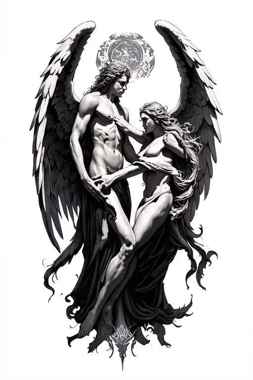 Angels Fighting Demons