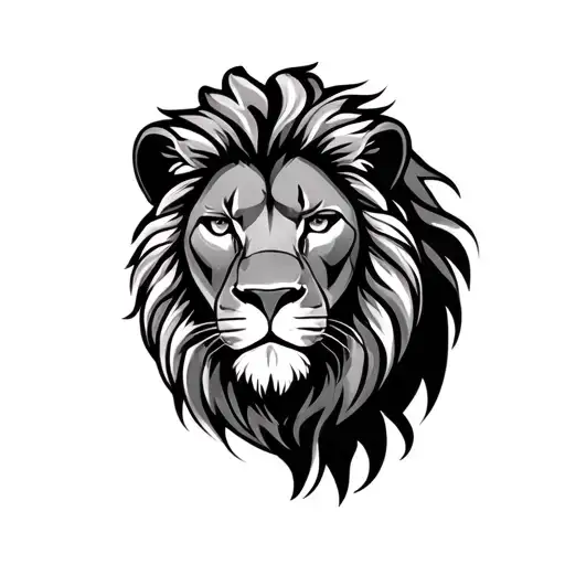 Front Lion Head