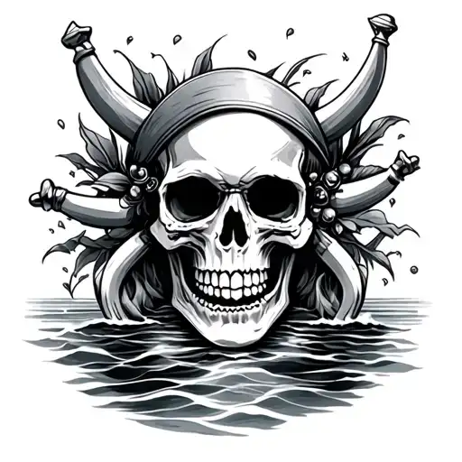 Pirate Skull Sea Theme