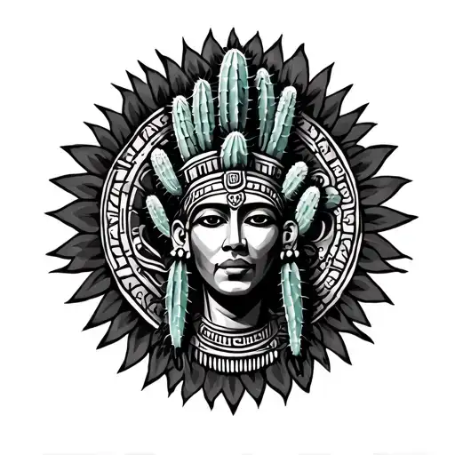 Aztec God Cactus Growing