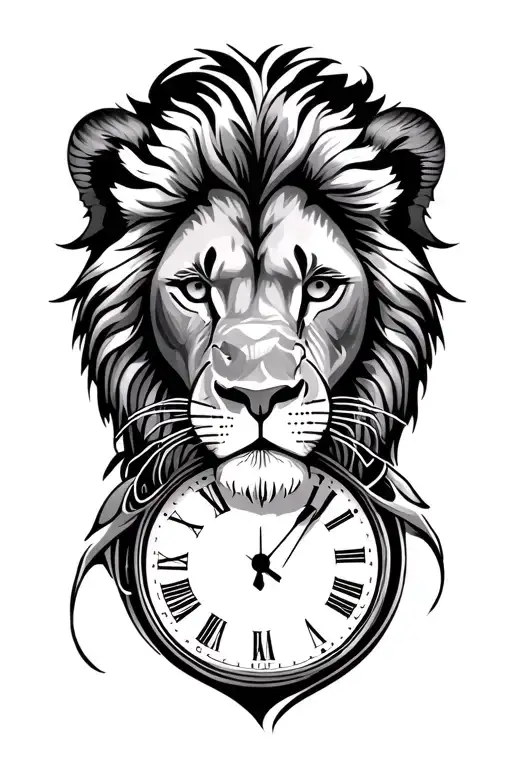 Film Making And Lion And Time Piece