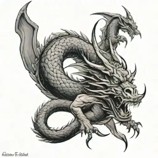 Taekwondo Black Belt Dragon Wrapped