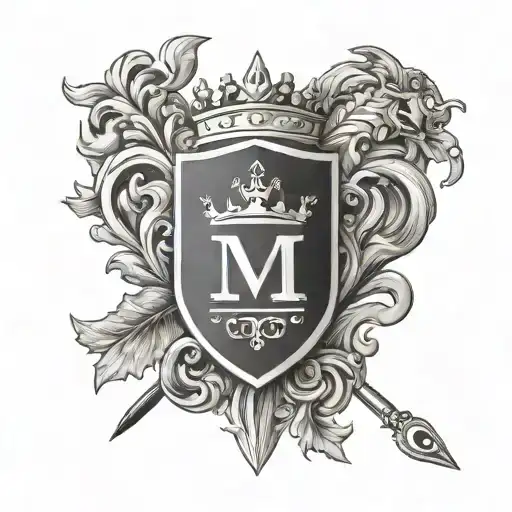 Roman Numeral Dates And Family Crest Heraldry Crown