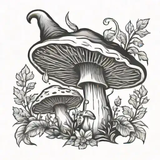 Mushroom And Witch
