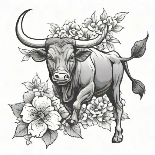 Bull And Hawthorn Flower