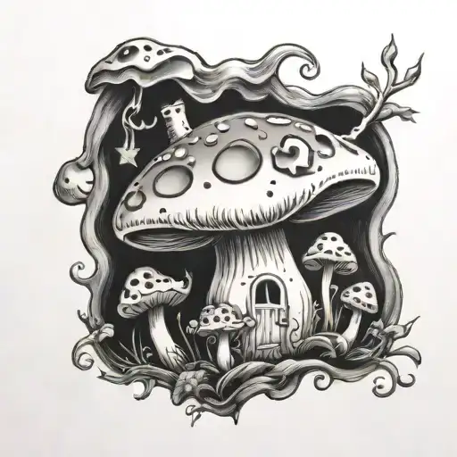 Mushroom And Witch