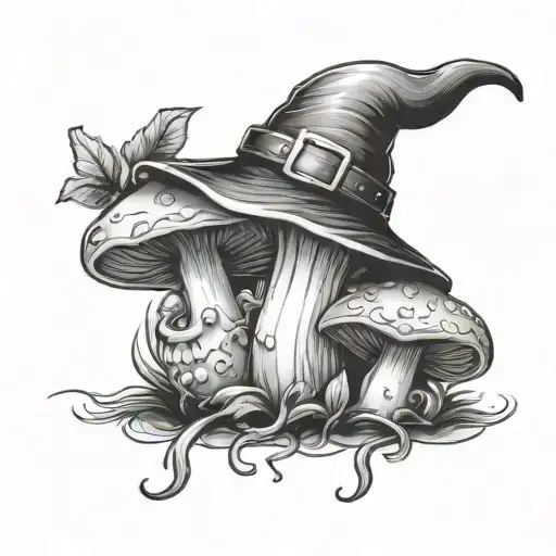 Mushroom And Witch