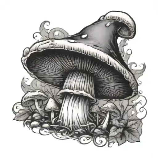Mushroom And Witch