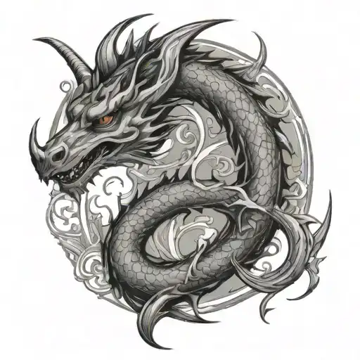 Dragon Gemini Symbol