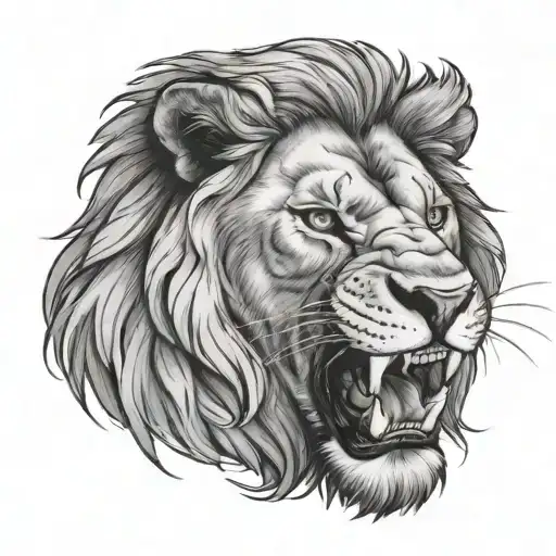 Lion Roaring