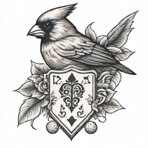 Cardinal With 4 Aces