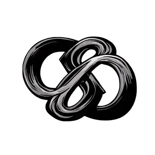 Infinity Symbol With Intertwined Letters Jc