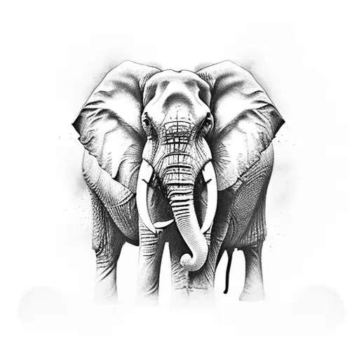 Water Barrier Woman With An Elephant