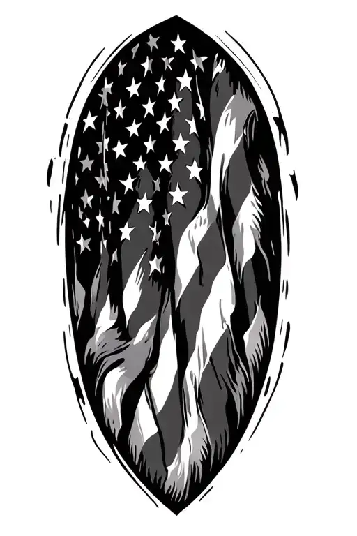 Patriotic American Flag