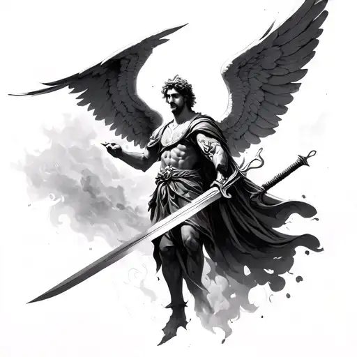 Archangel Michael With A Sword