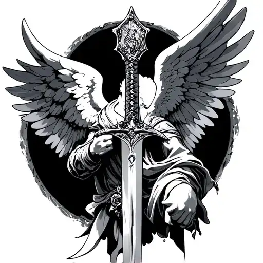 Archangel Michael With A Sword