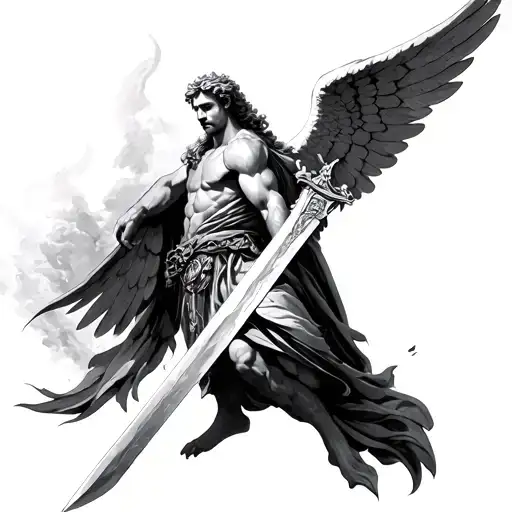 Archangel Michael With A Sword