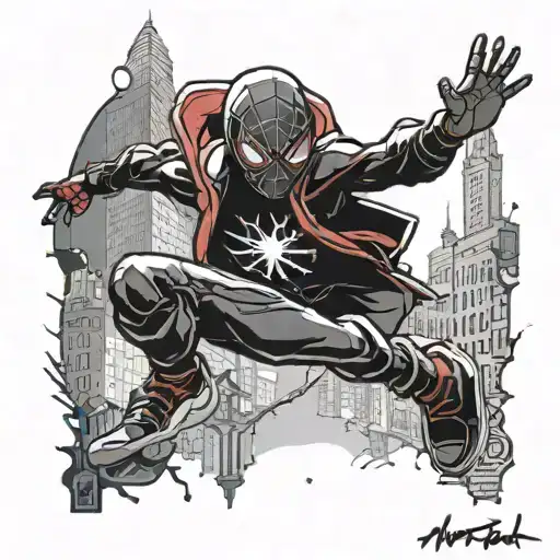 Miles Morales Leap Of Faith