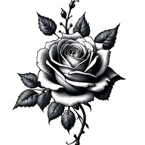 Spine Arabesque Rose