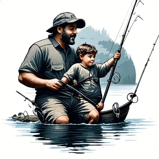 Father Son Fishing