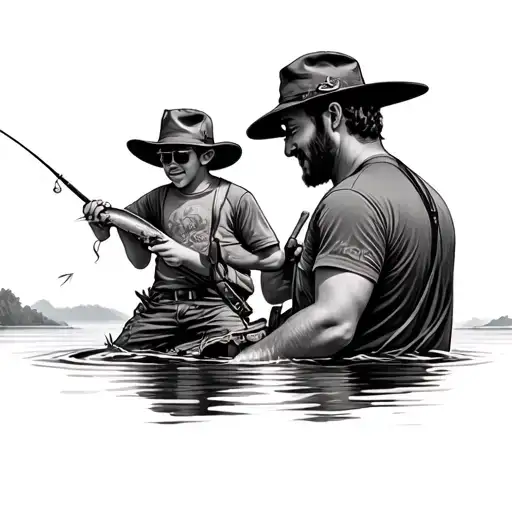 Father Son Fishing