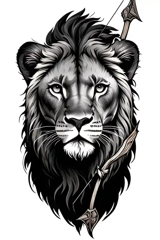 Lioness And Bow And Arrow