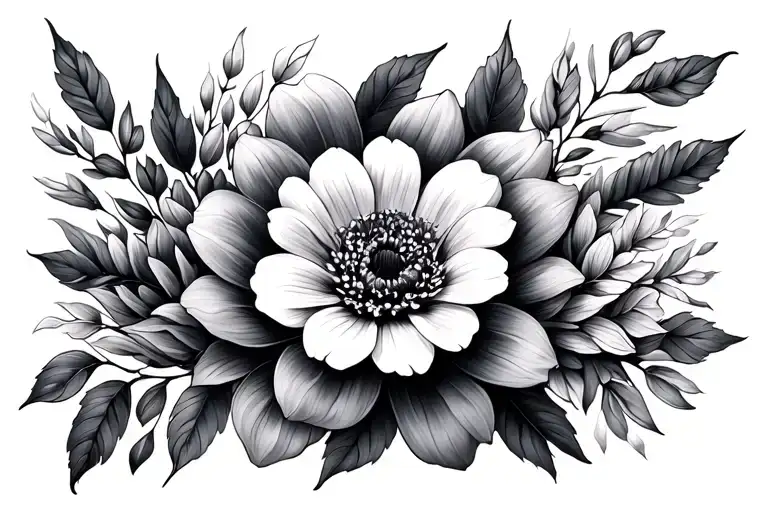 February Agust April And December Birth Flower