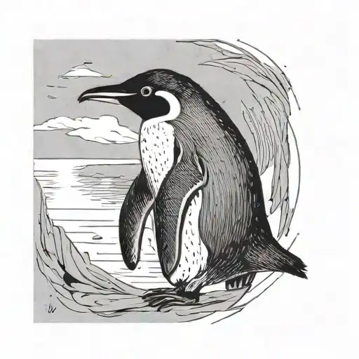 Penguin Minimalism For Arm