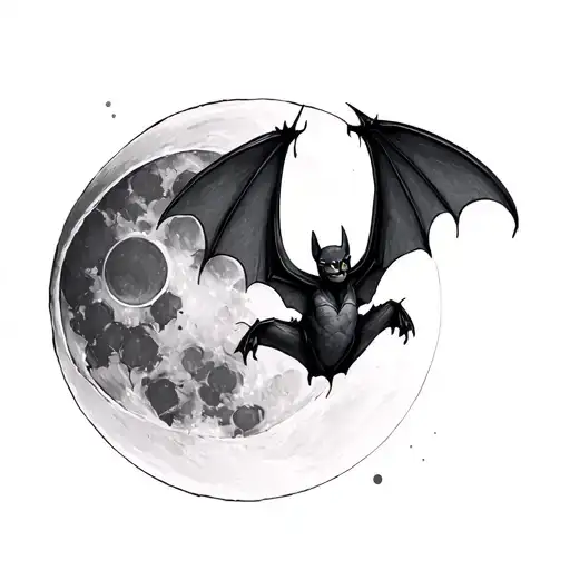 Bats Moon Sun