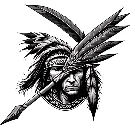 Native Warrior Arrow