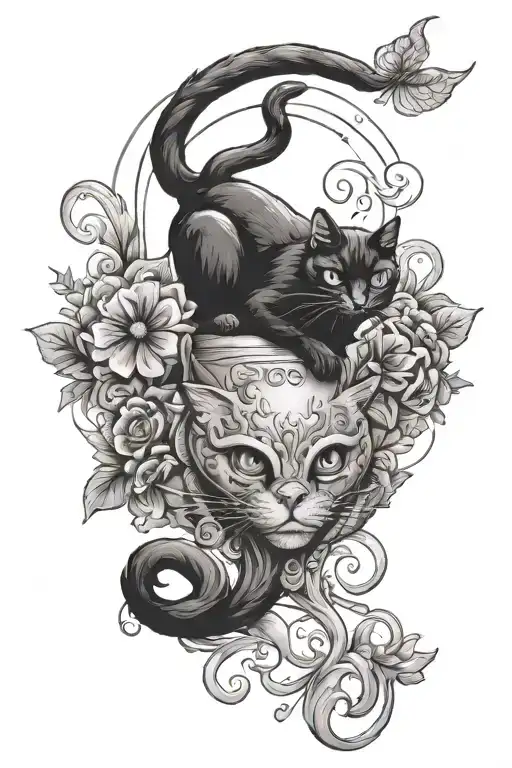 Virgo Book Black Cat