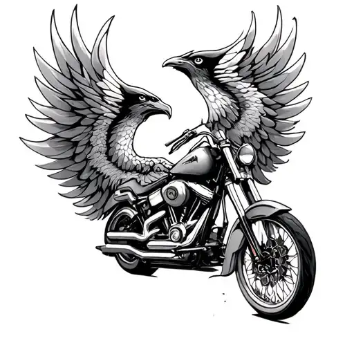 Phoenix And Harley-davidson Motorcycle