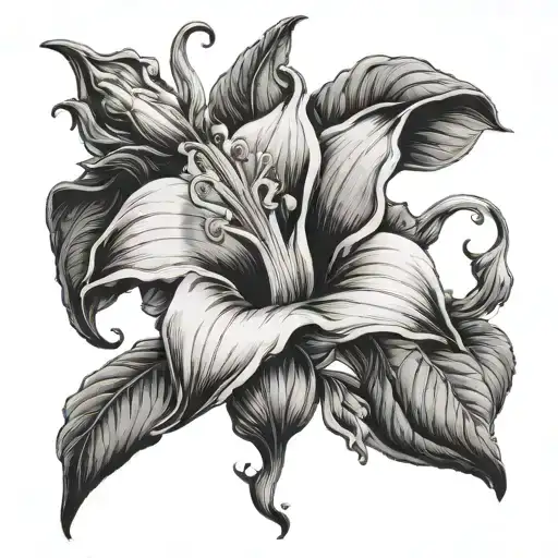 Angel Trumpet Flower