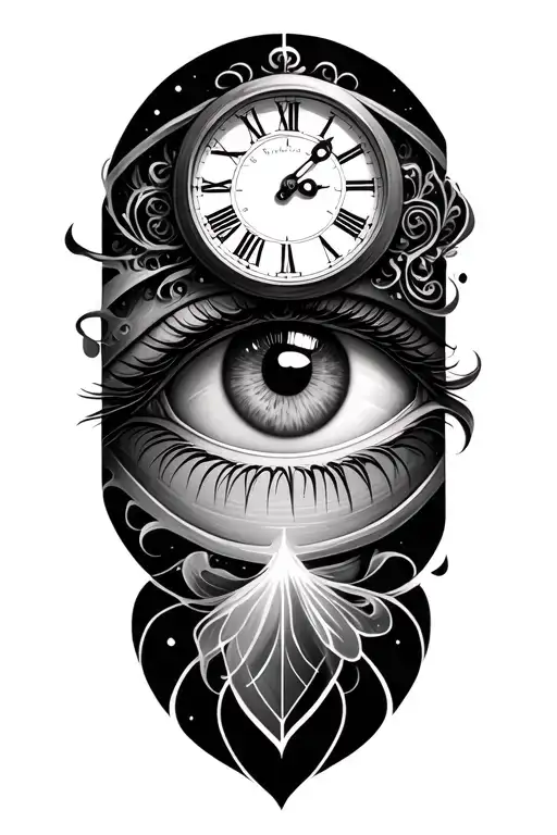 Eye And Clock Embedded