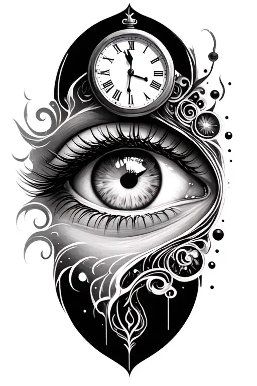 Eye And Clock Embedded